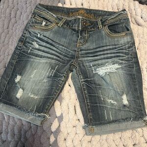 Almost Famous Distressed Shorts